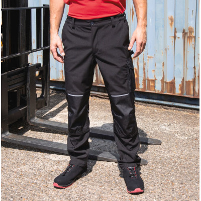 Softshell slim work trouser